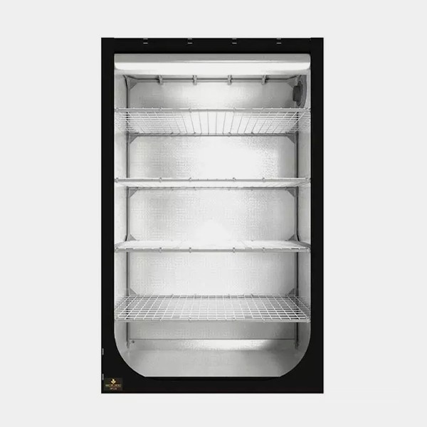 Visualizzazione Dark Propagator coltivazione talea con vari scaffali Secret Jardin