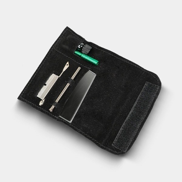 Kit per il consumo di sostanze in polvere.