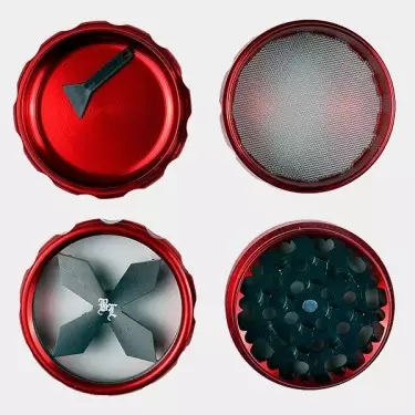 Grinder Cross 60mm Black Leaf - GB The Green Brand