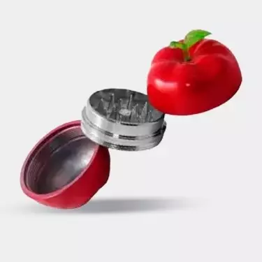 Grinder Mela rosso aperto