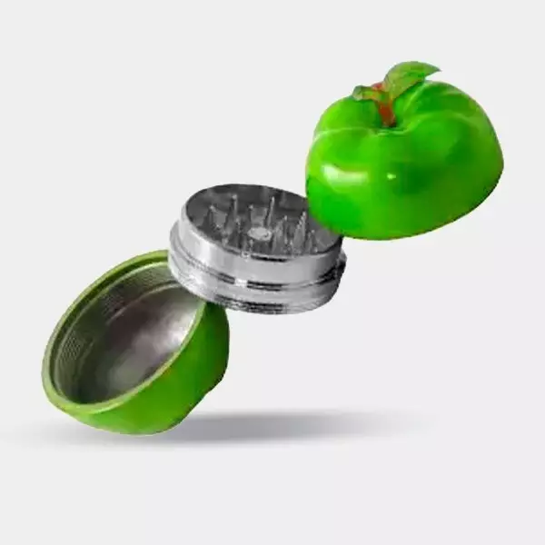 Grinder Mela verde aperto