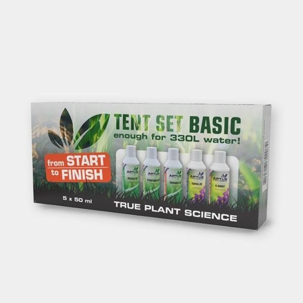 Visualizzazione Tent Set Kit completo di fertilizzanti Aptus.