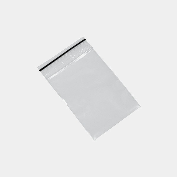 Visualizzazione Borse in plastica, con chiusura Zip.