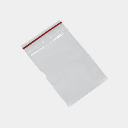 Borse in plastica, con chiusura Zip.