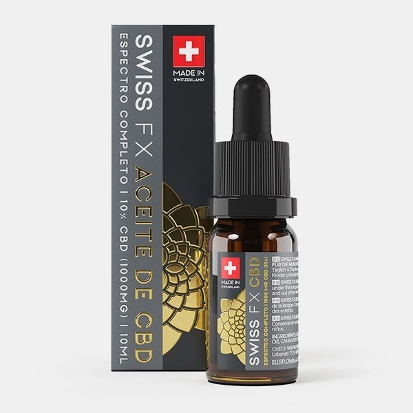 Visualizzazione Olio CBD Full Spectrum 10% Swiss FX - GB The Green Brand