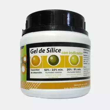 Gel de Sílice THC Naranja indicatore umidità.