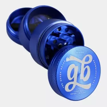 Grinder Alluminio GB 4 parti 40mm blu aperto