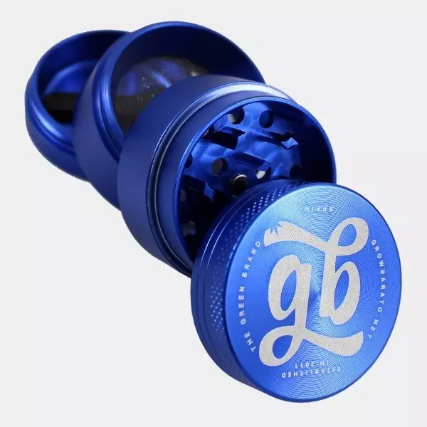 Grinder Alluminio GB 4 parti 40mm blu aperto