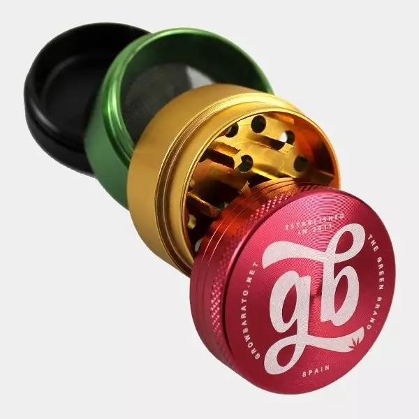 Grinder Alluminio GB 4 parti 40mm rasta aperto