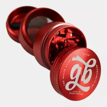 Grinder Alluminio GB 4 parti 40mm rosso aperto