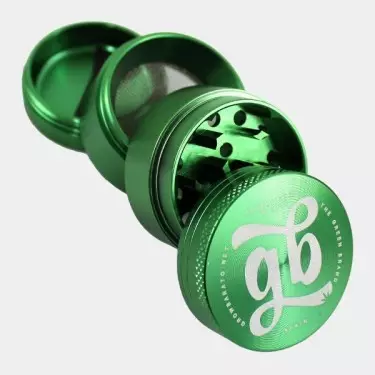 Grinder Alluminio GB 4 parti 40mm verde aperto