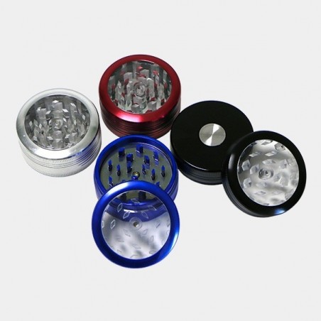 Grinder con pulsante in vari colori.