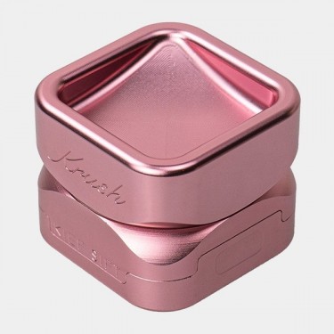 Krush Kube 3.0 Grinder di Alluminio rosa chiuso