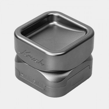 Krush Kube 3.0 Grinder di Alluminio grigio chiuso