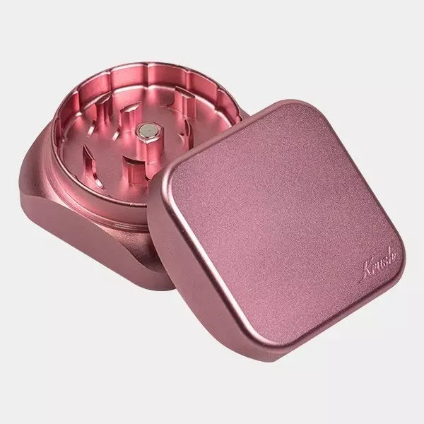 Grinder di Alluminio Krush Kube 2.0 rosa