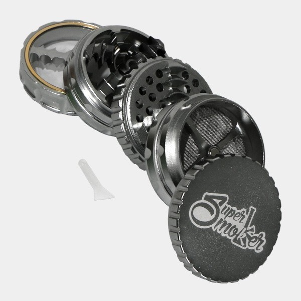 Visualizzazione Grinder Doppio Alluminio Giza 62mm 5 pezzi.