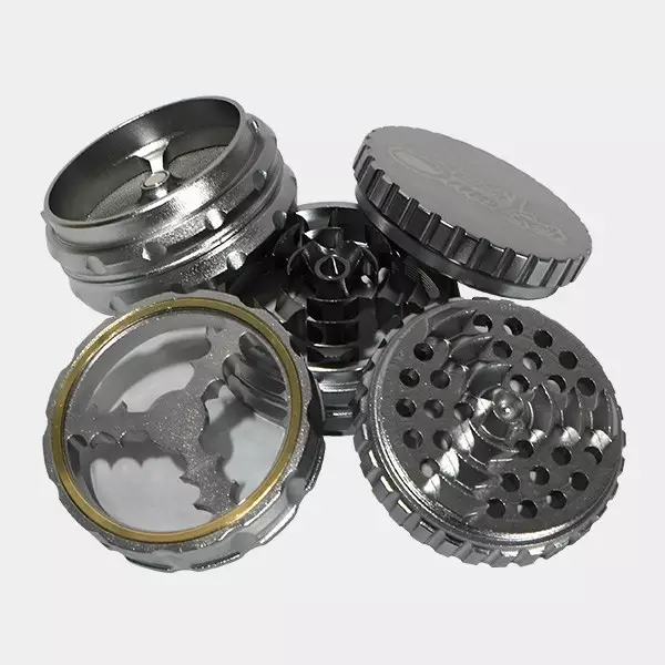 Grinder Doppio Alluminio Giza 62mm 5 pezzi.