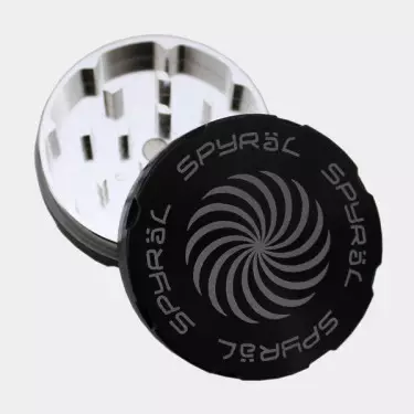 Grinder Spyral 2 parti 62mm di alluminio