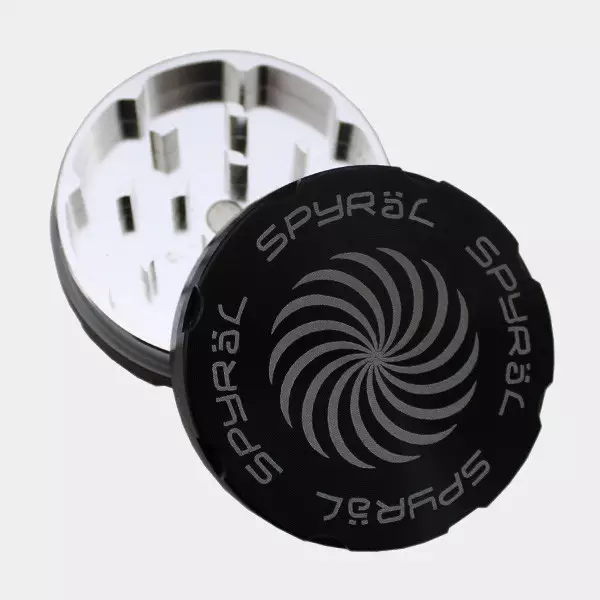 Grinder Spyral 2 parti 62mm di alluminio