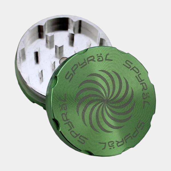 Grinder Spyral da 55mm 2 parti di alluminio