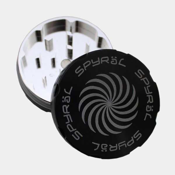 Grinder Spyral da 55mm 2 parti di alluminio