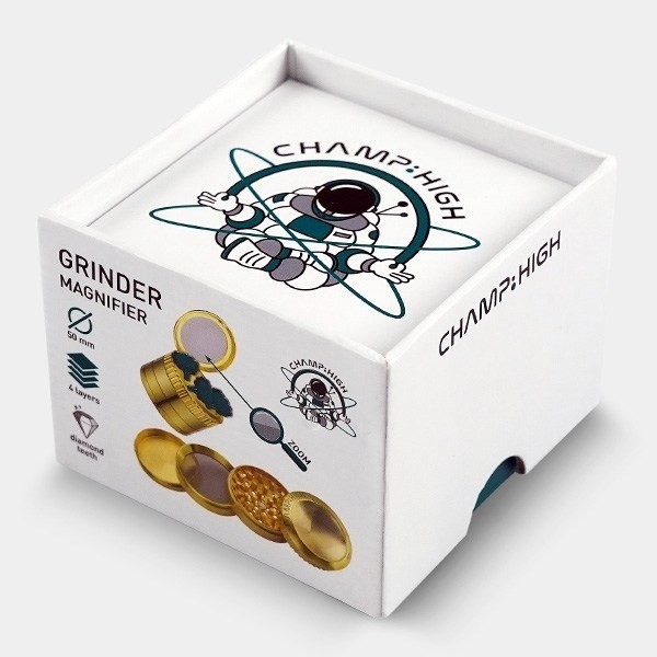 Grinder di Metallo Champ High Magnifier Zoom  - GrowBarato