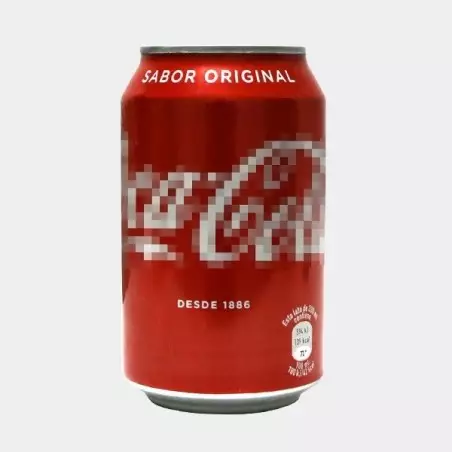 Lattina Coca Cola a scomparsa