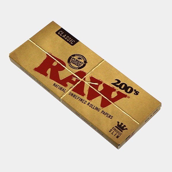 Visualizzazione Pack RAW 200's King Size cartina naturale.