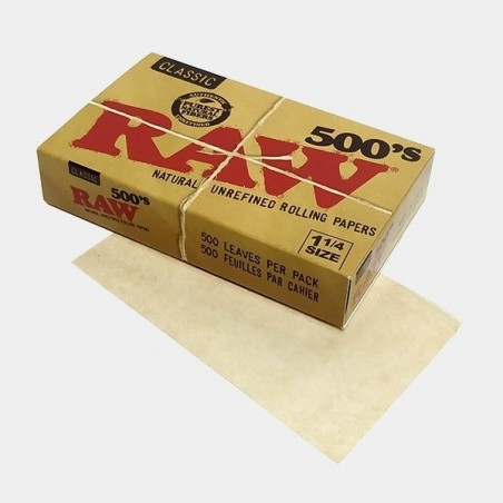 Cartine RAW 500 1.1/4 classic senza additivi.