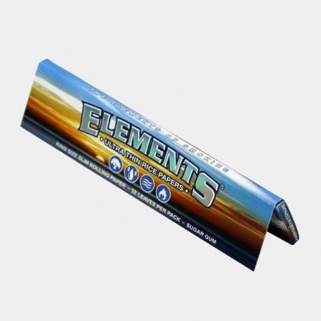 Cartine classiche King Size Elements bianche.