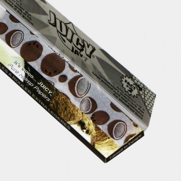 Cartine aromatizzate Juicy Jay's al cocco aperte
