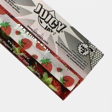 Cartine aromatizzate Juicy Jay's alla fragola aperte