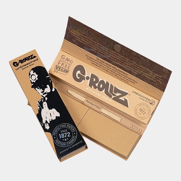 Cartina King Size + Filtro Unbleached G-Rollz- GB The Green Brand