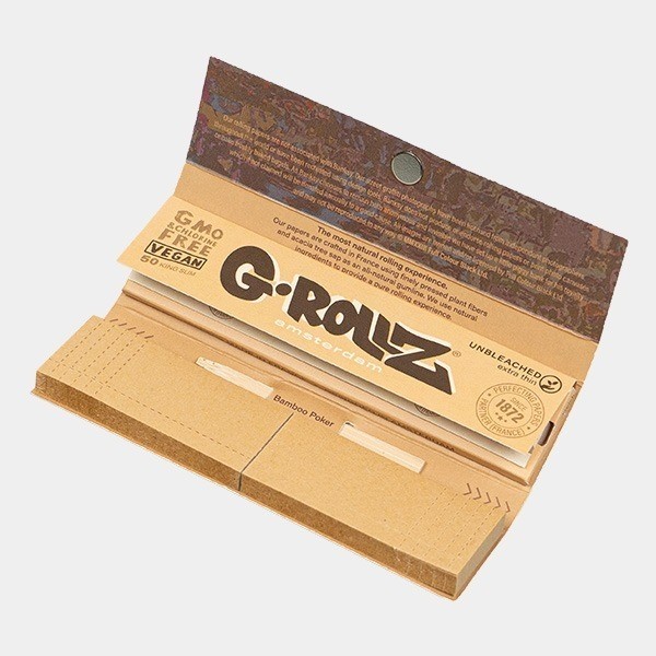Cartina King Size + Filtro Unbleached G-Rollz- GB The Green Brand
