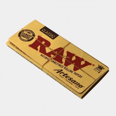 RAW cartina artigianale King Size con base.