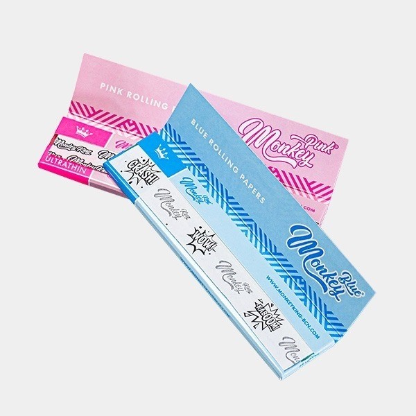 Cartina King Size Slim Monkey King Pink Blue- GB The Green Brand