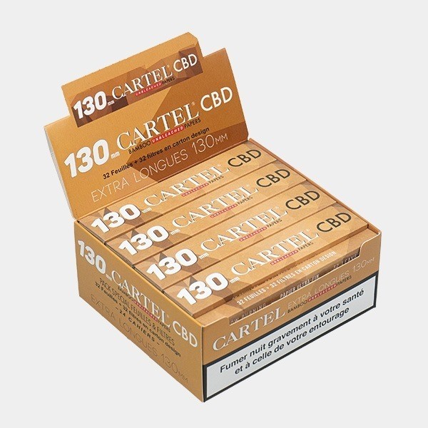 Cartina + Filtri CBD Unbleached Bamboo Cartel