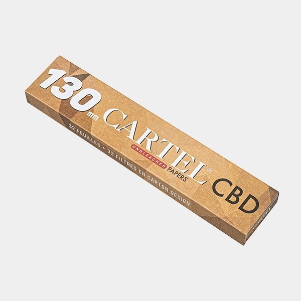 Cartina + Filtri CBD Unbleached Bamboo Cartel - GB Growbarato