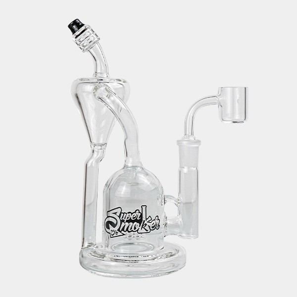 Visualizzazione Pipa Oiler Indus in borosilicato per BHO