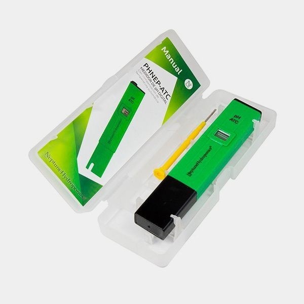 Visualizzazione Strumento Misurazione pH Neptune Hydroponics