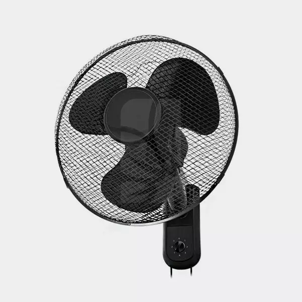 Ventilatore parete oscillante con cordina Cyclone Ventilatore rotante con cordina Cyclone.