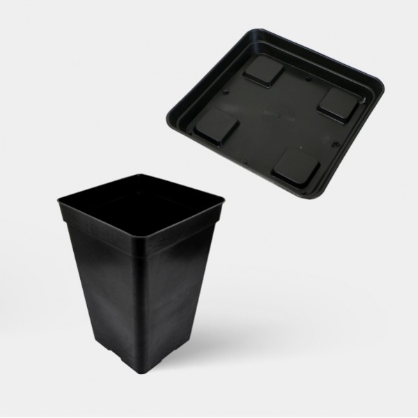 Vaso Quadrato - Piattino per Vasi Quadrati