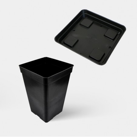 Vaso Quadrato - Piattino per Vasi Quadrati