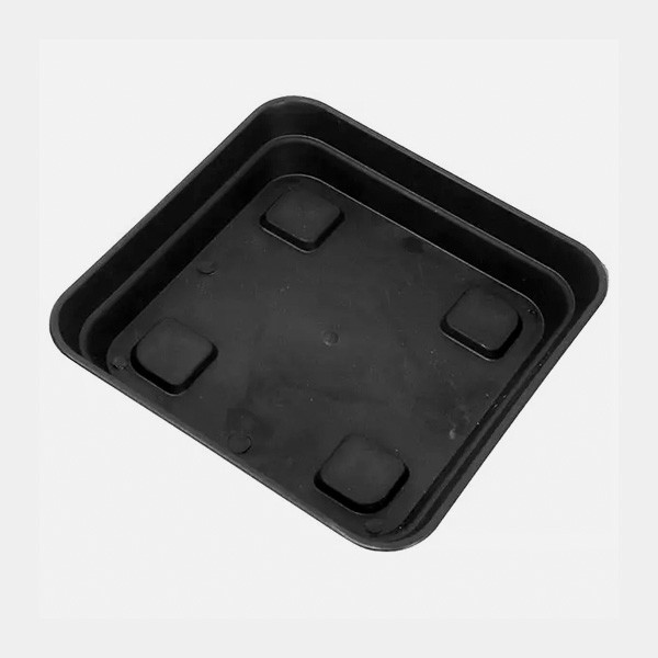 Piatto per vaso quadrato
