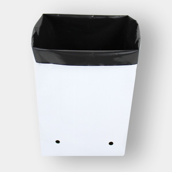 Buste di plastica da coltivazione varie misure colore bianco GB