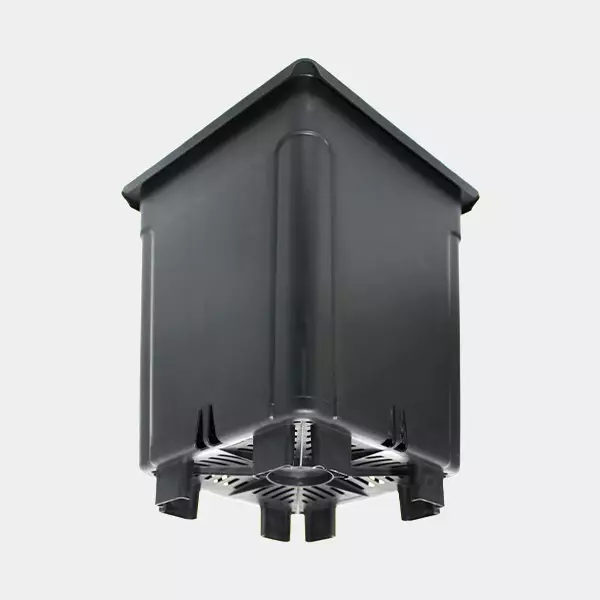 Visualizzazione Vaso quadrato Nero elevato coltivazioni