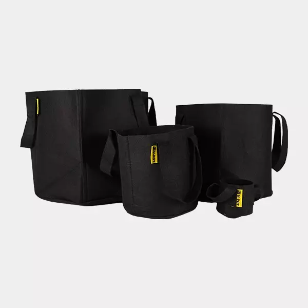 Visualizzazione Vaso V-Pot di Tela Nera Evocrop - GB The Green Brand