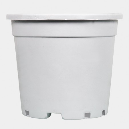 Vaso/Contenitore Grande Bianco con Manici