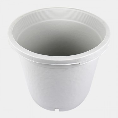 Vaso/Contenitore Grande Bianco con Manici