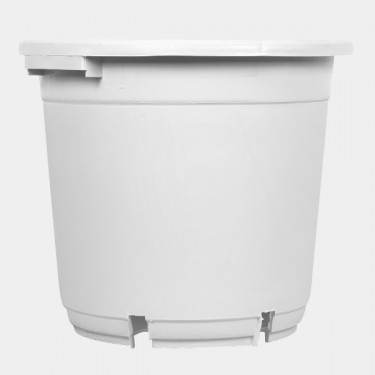 Vaso/Contenitore Grande Bianco con Manici
